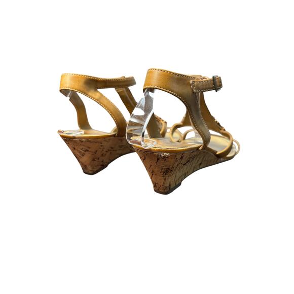 Nickels Pentup Wedge Sandals Cork Beads women’s size 7.5 - Picture 3 of 5